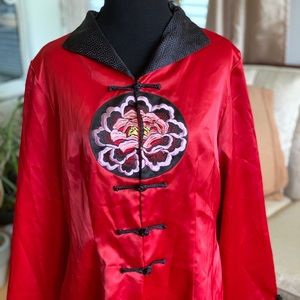 Asian lightweight floral jacket